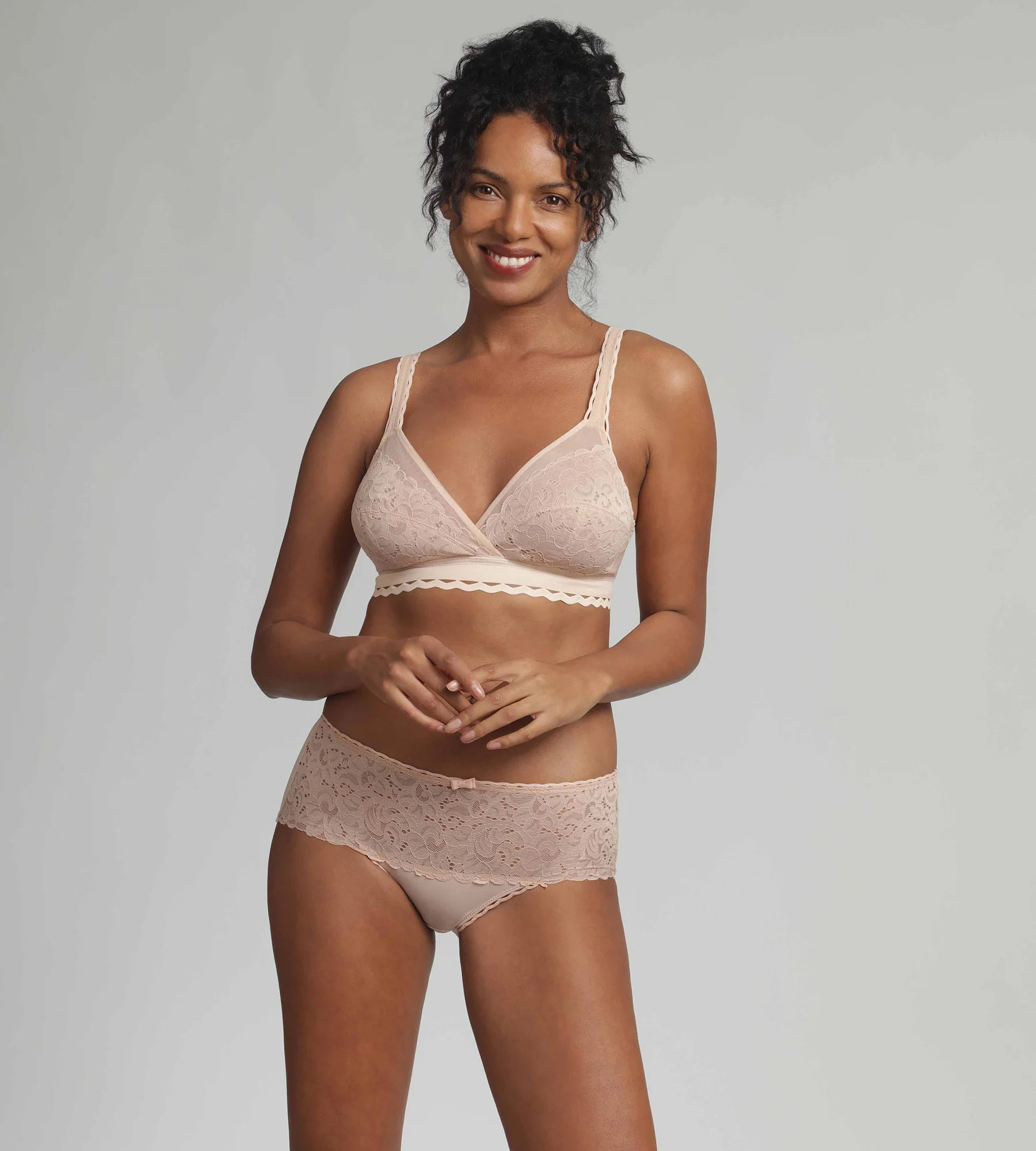 Culotte beige Cœur Croisé Féminin Recyclé - Image 3