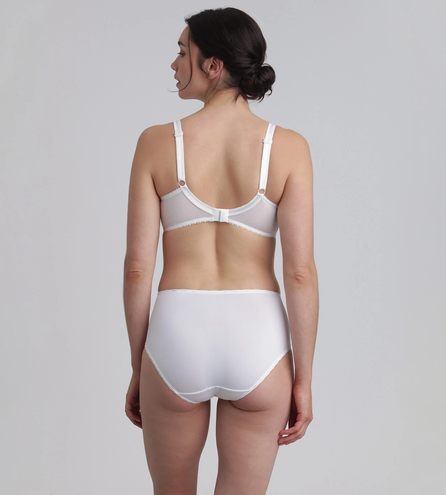 Culotte blanche Cœur Croisé Féminin Recyclé - Image 4