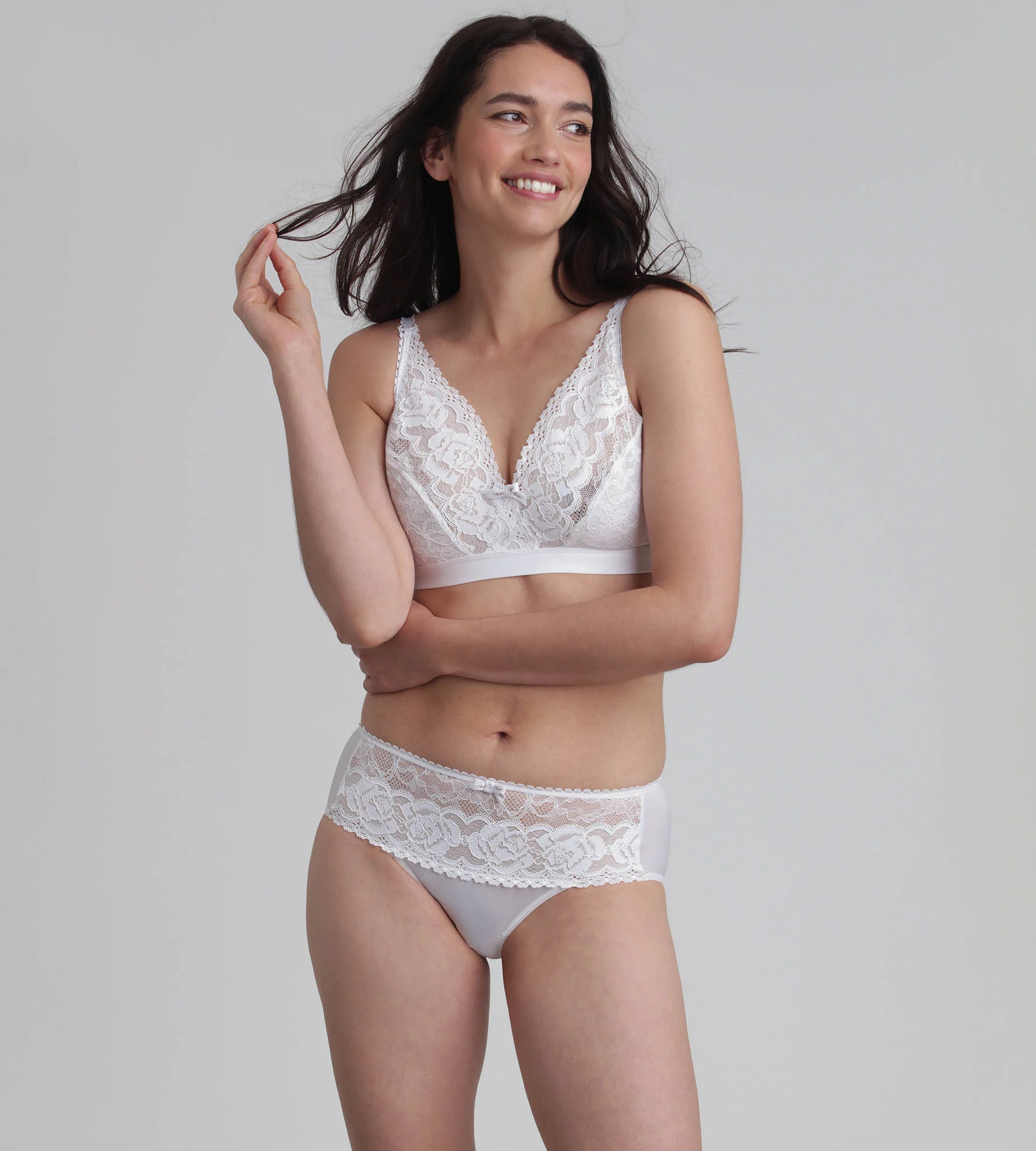 Culotte blanche Flower Elegance Recyclé - Image 3