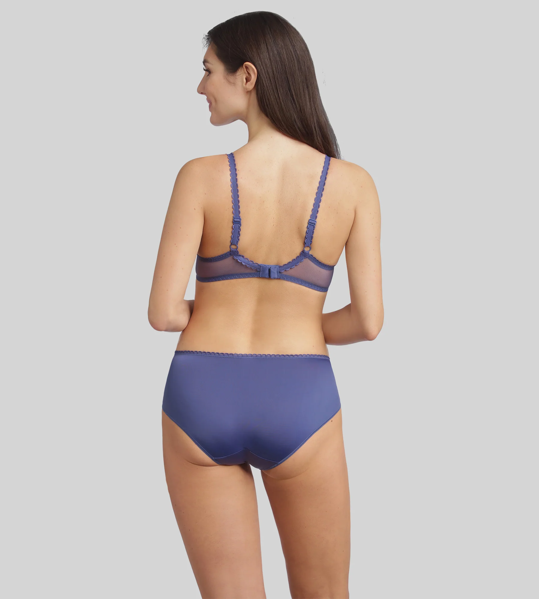 Culotte bleu cobalt Flower Elegance Recyclé - Image 4