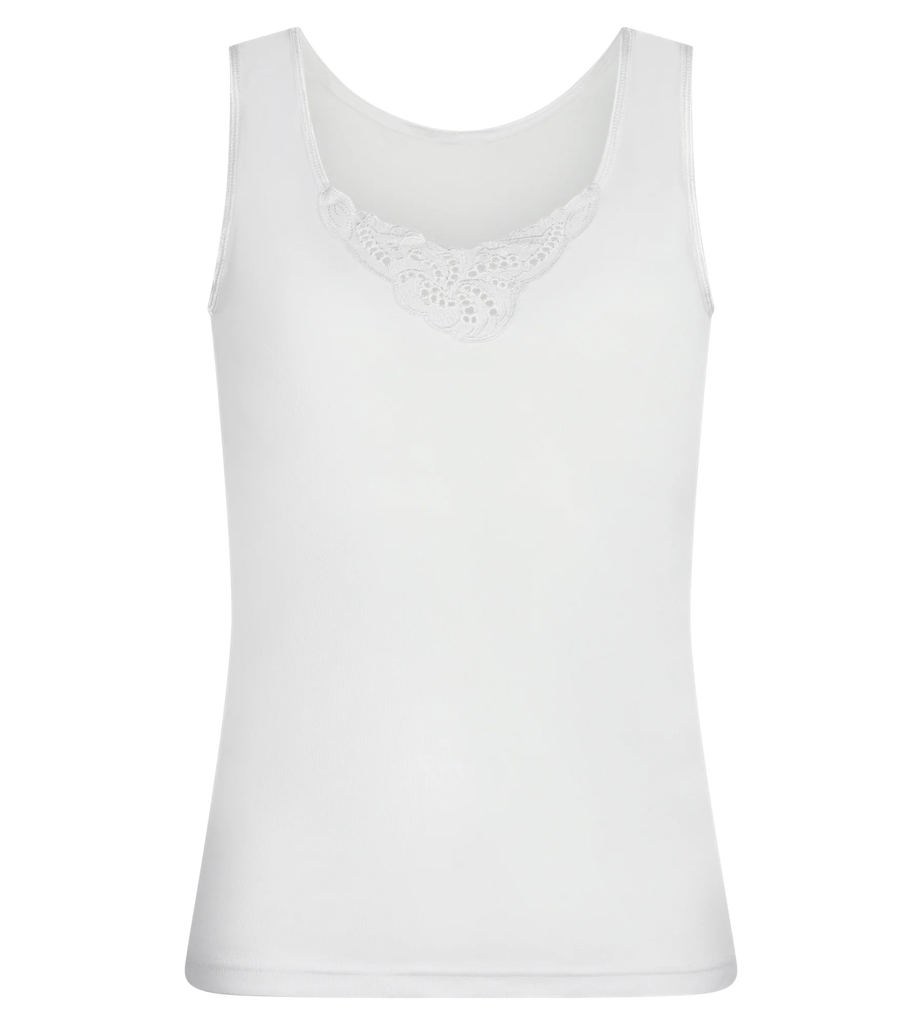 Débardeur blanc Cotton Feminine - Image 5