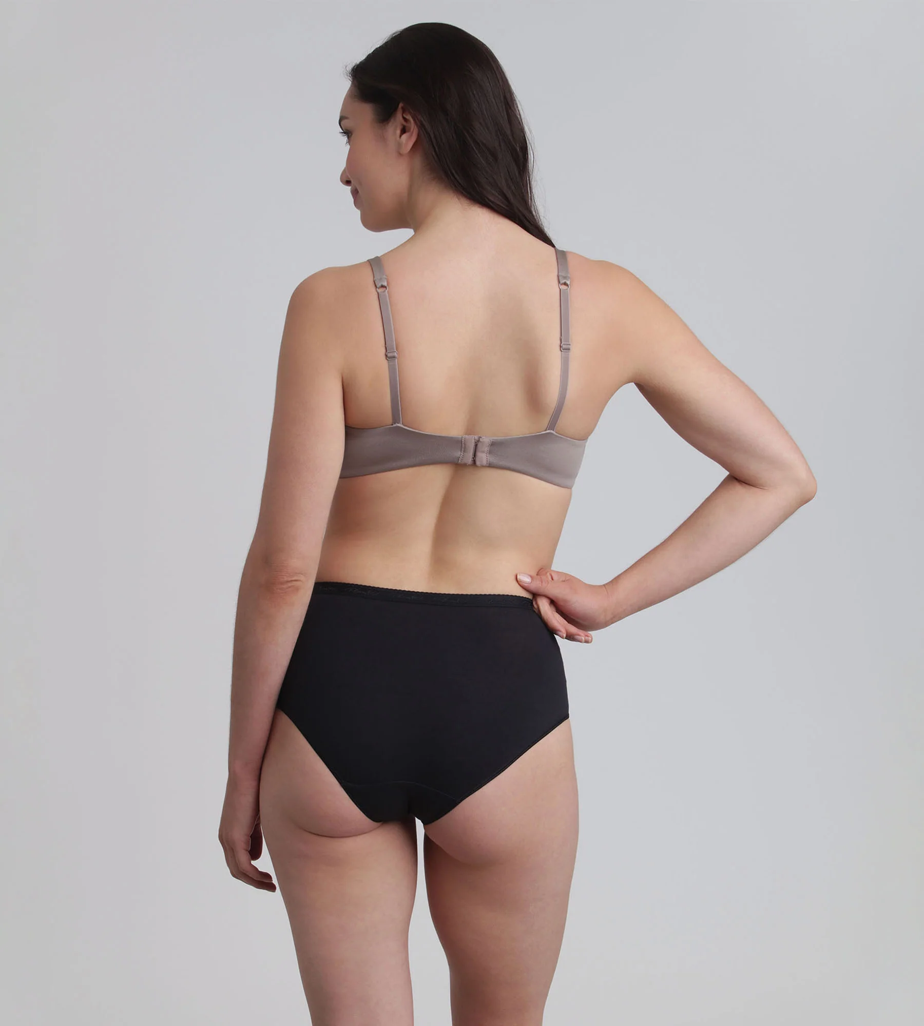 Lot de 2 culottes noires Coton Bio - Image 4