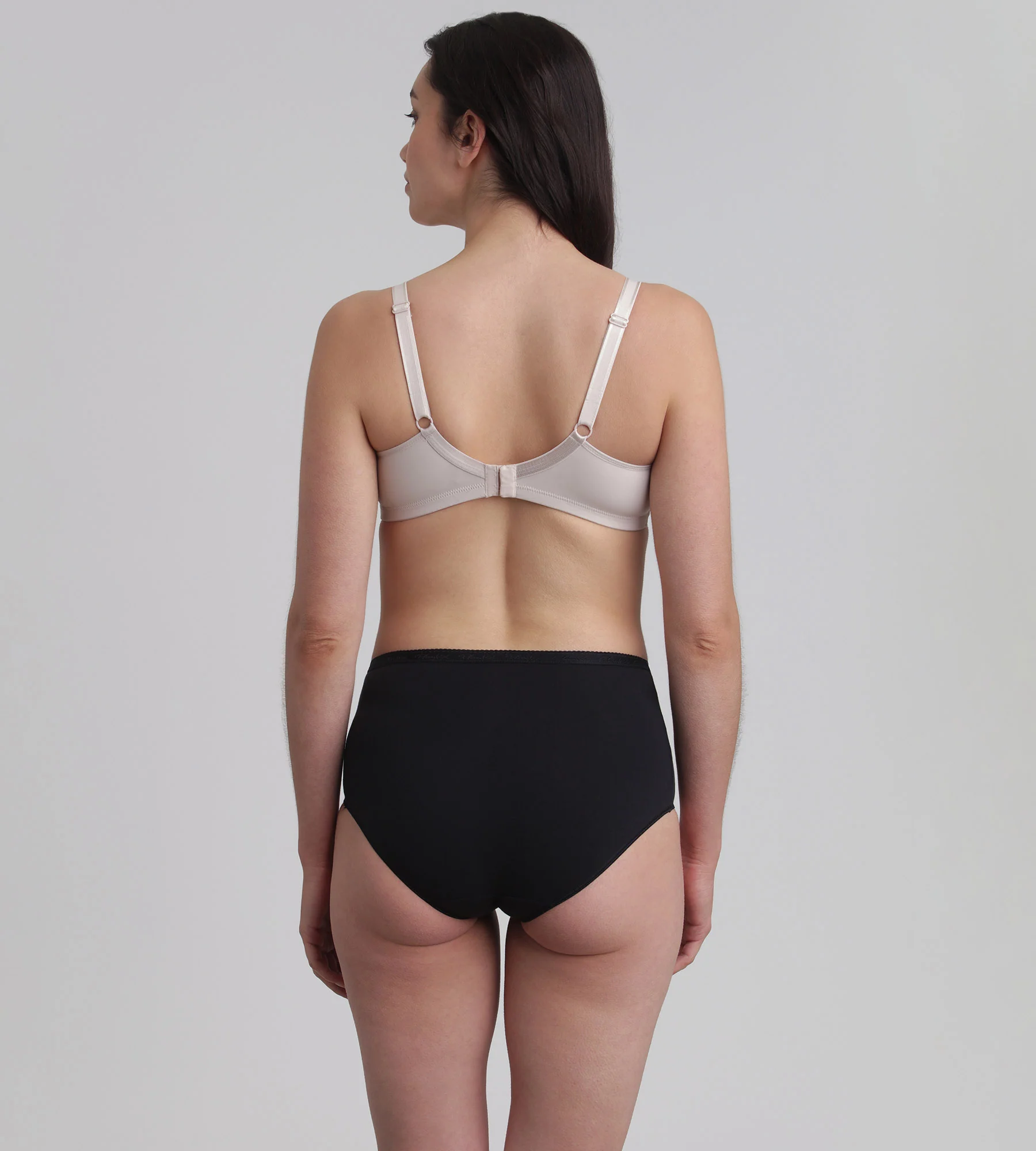 Lot de 2 culottes taille haute noires Coton Bio - Image 4