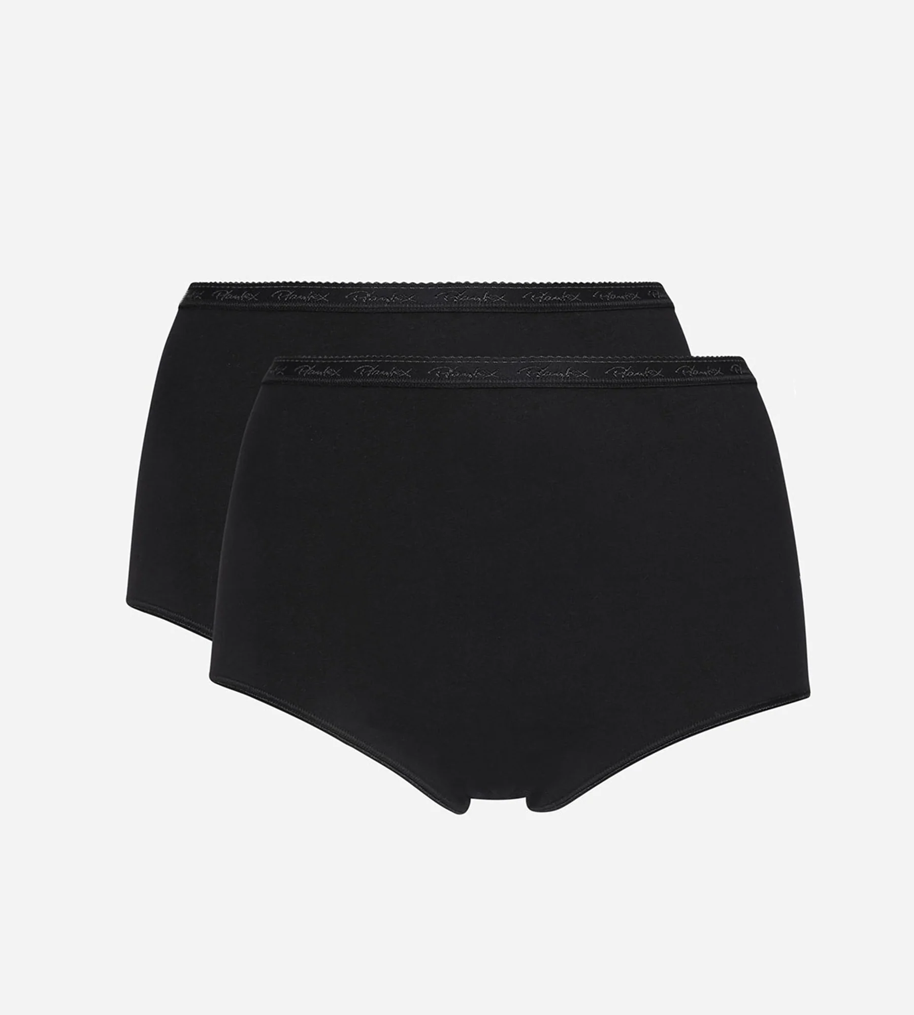 Lot de 2 culottes taille haute noires Coton Bio - Image 5