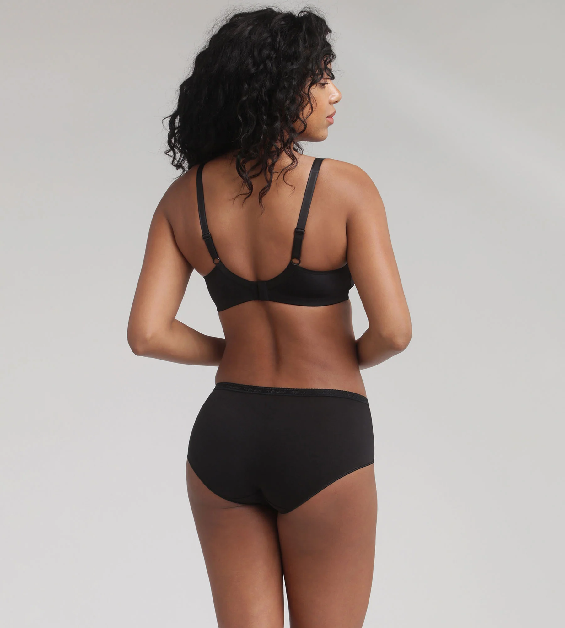 Lot de 3 culottes noires Coton Bio - Image 4