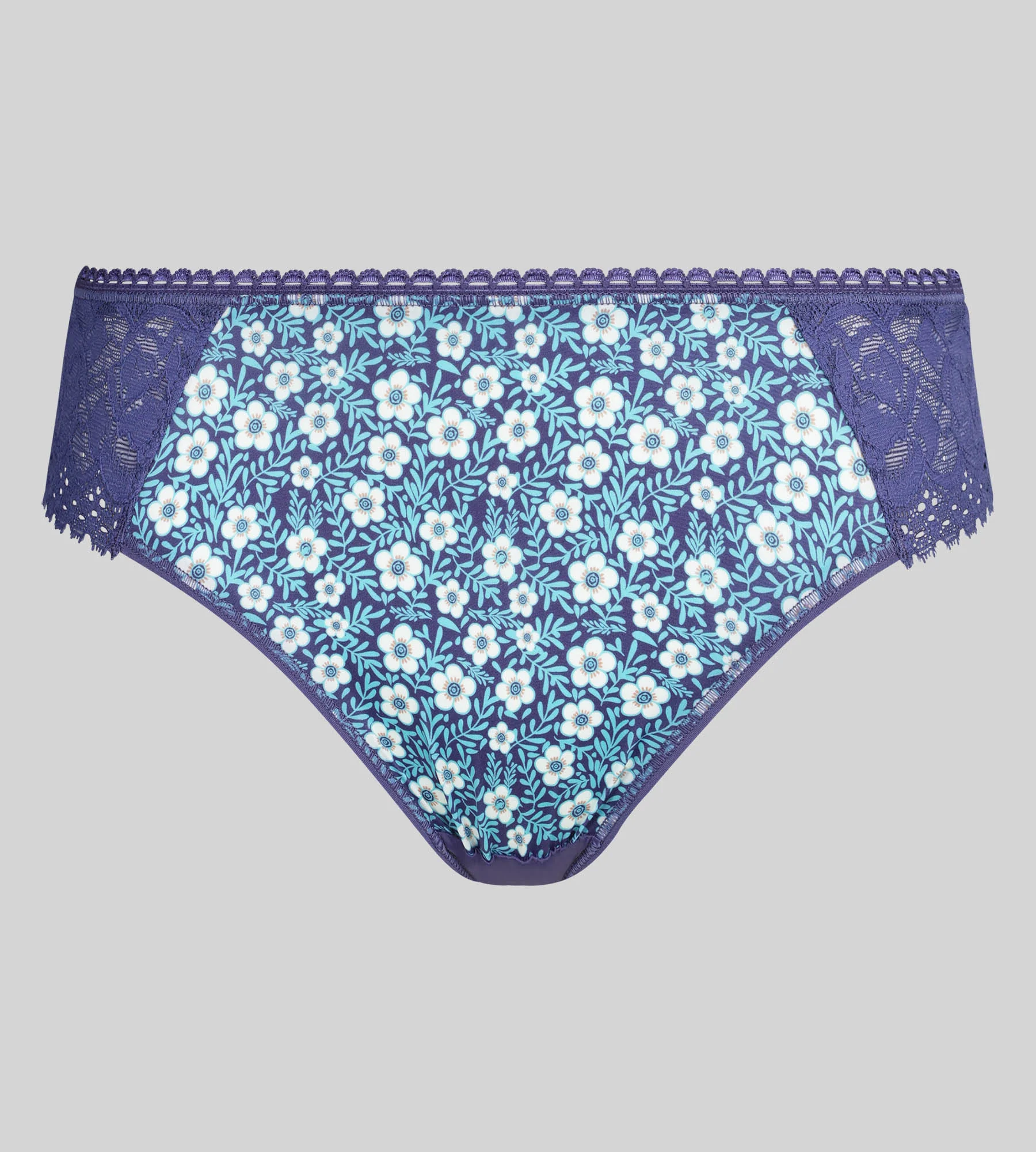 Slip imprimé fleuri Flower Elegance Micro Recyclé - Image 5