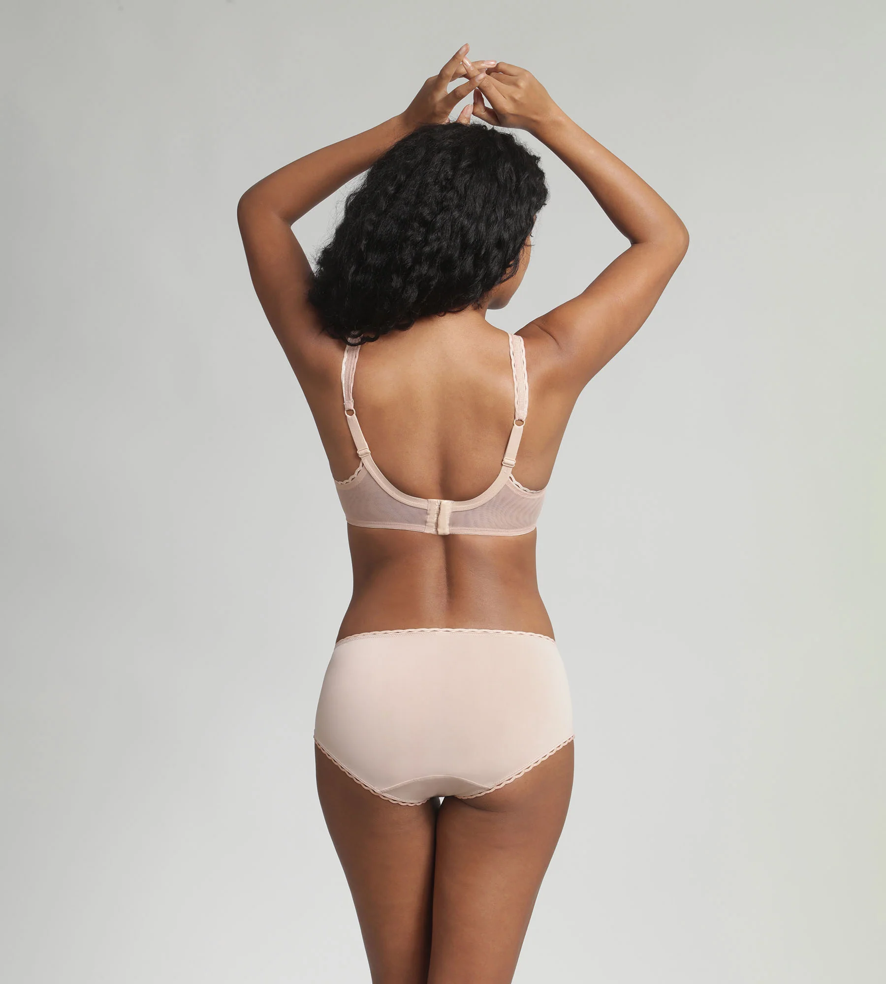 Soutien-gorge avec armatures beige Cœur Croisé Féminin Recyclé - Image 4