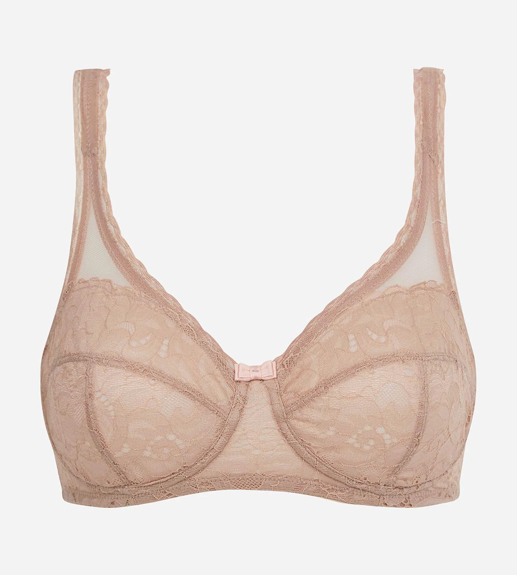 Soutien-gorge avec armatures beige Cœur Croisé Féminin Recyclé - Image 5