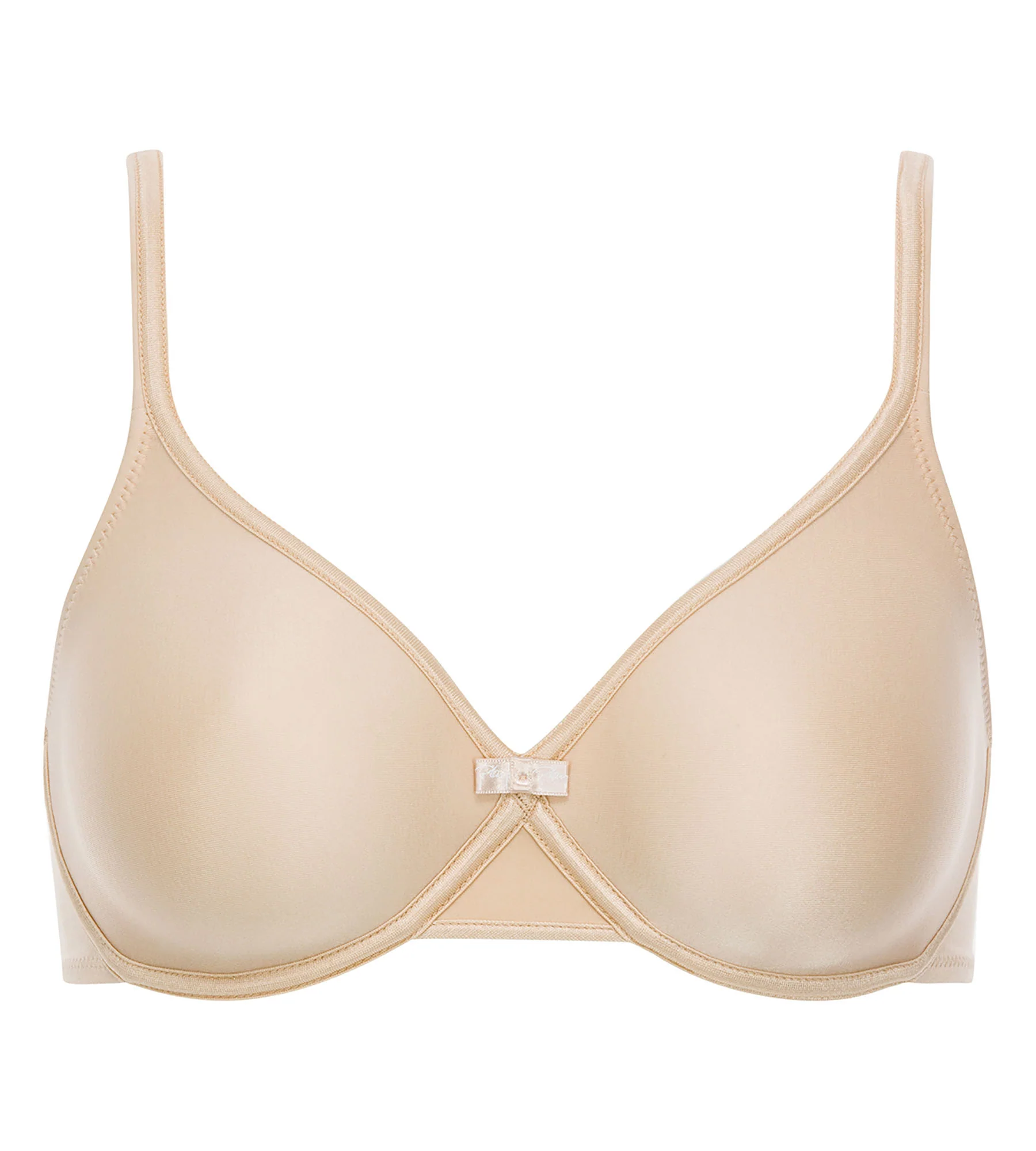 Soutien-gorge avec armatures beige effet satiné Cœur Croisé Satiné - Image 5