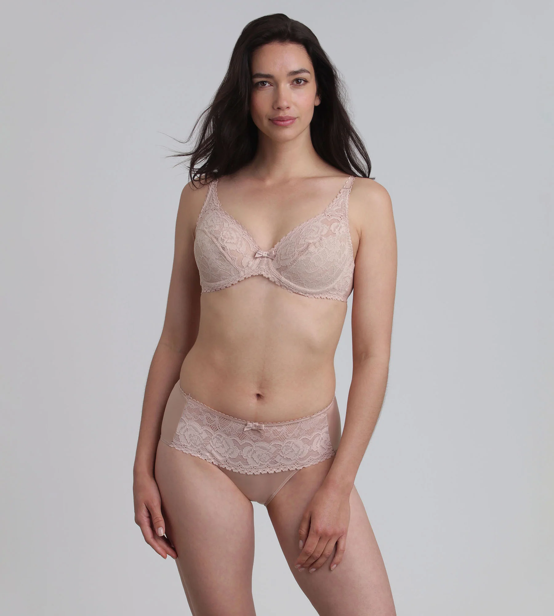 Soutien-gorge avec armatures beige Flower Elegance Recyclé - Image 3