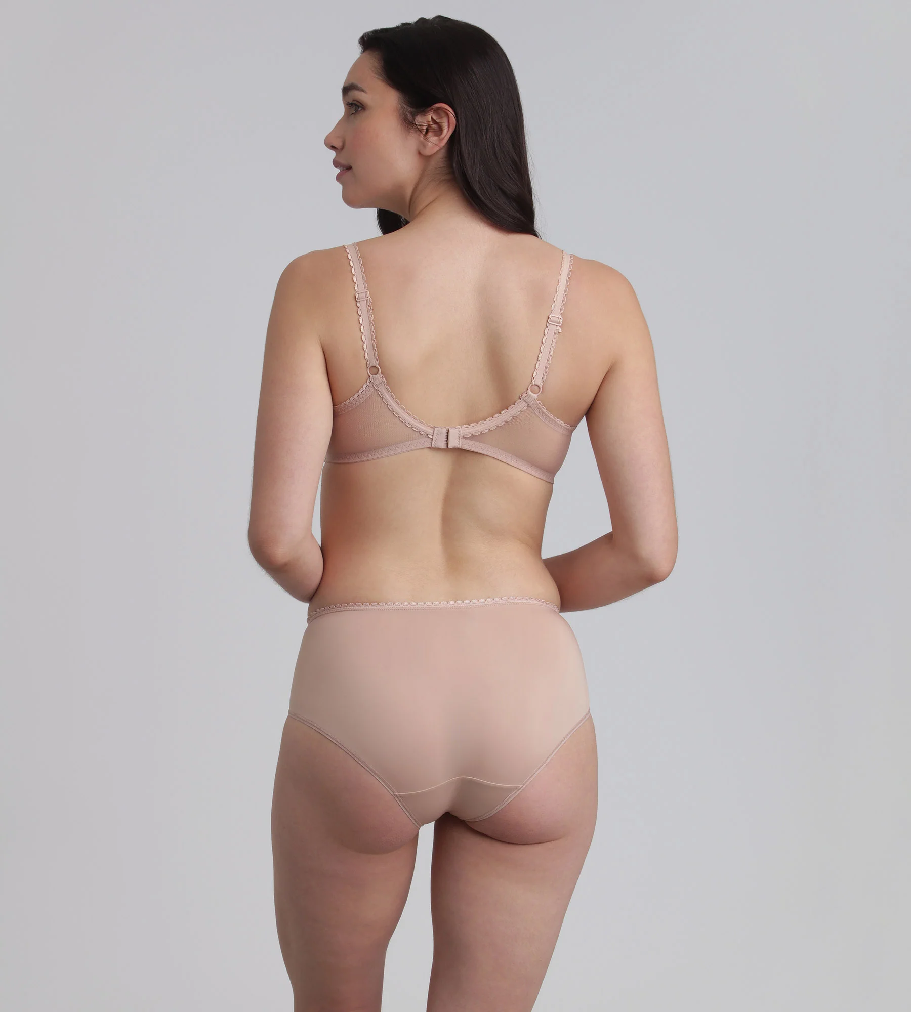 Soutien-gorge avec armatures beige Flower Elegance Recyclé - Image 4