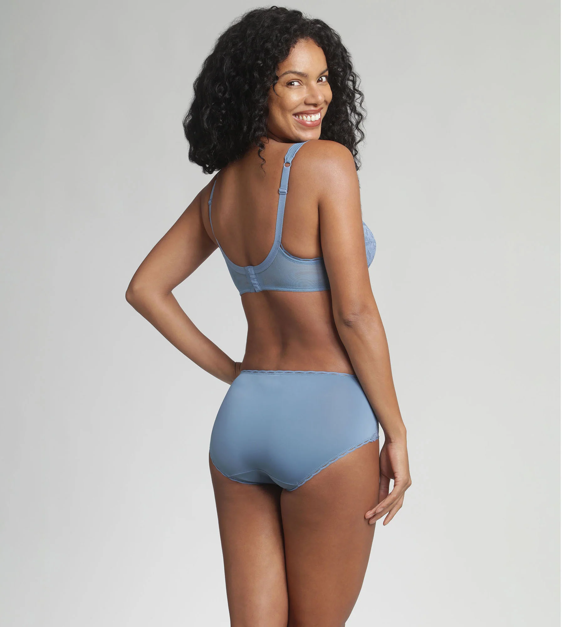 Soutien-gorge avec armatures bleu océan Cœur Croisé Féminin Recyclé - Image 4