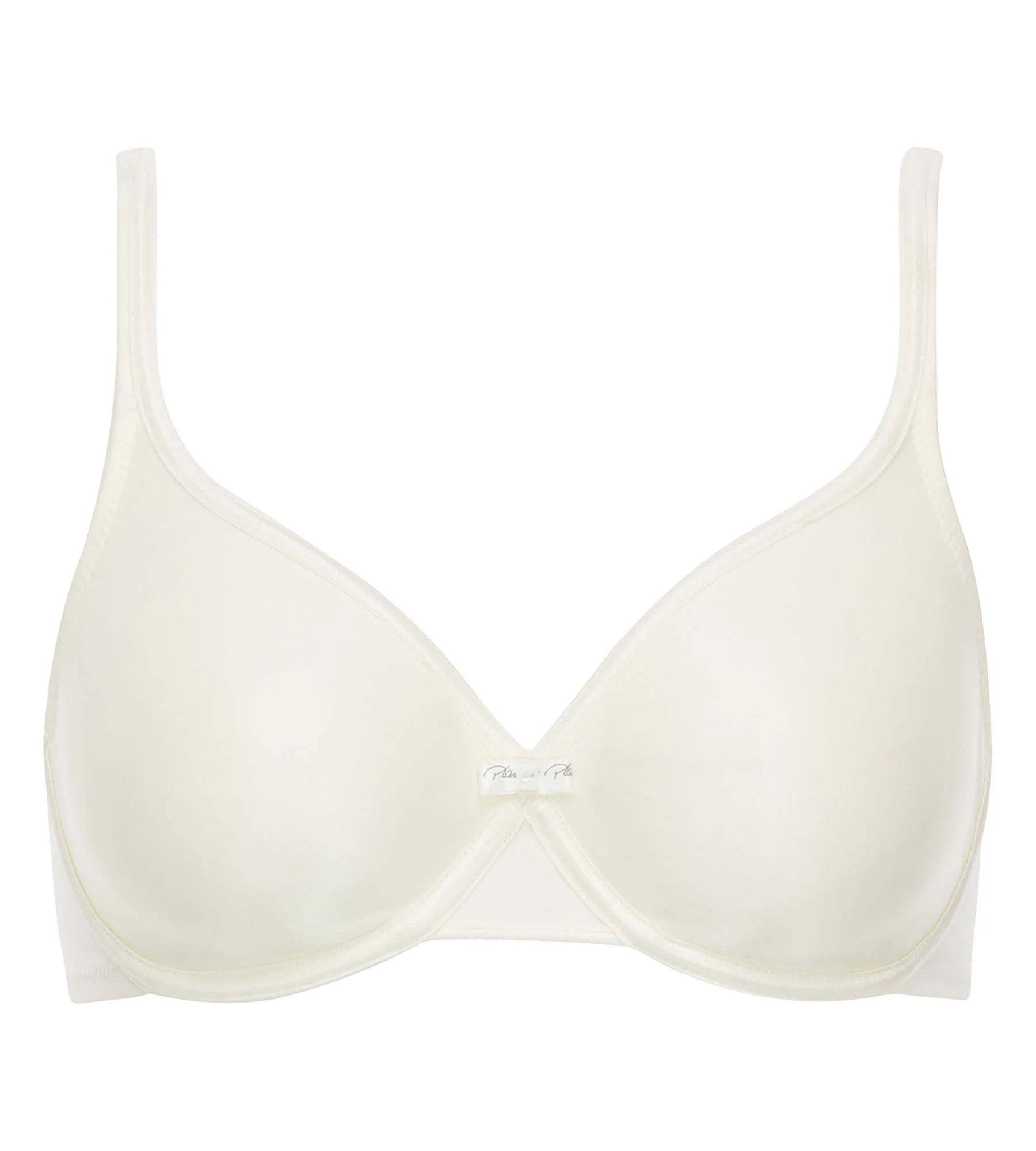Soutien-gorge avec armatures ivoire effet satiné Cœur Croisé Satiné - Image 5