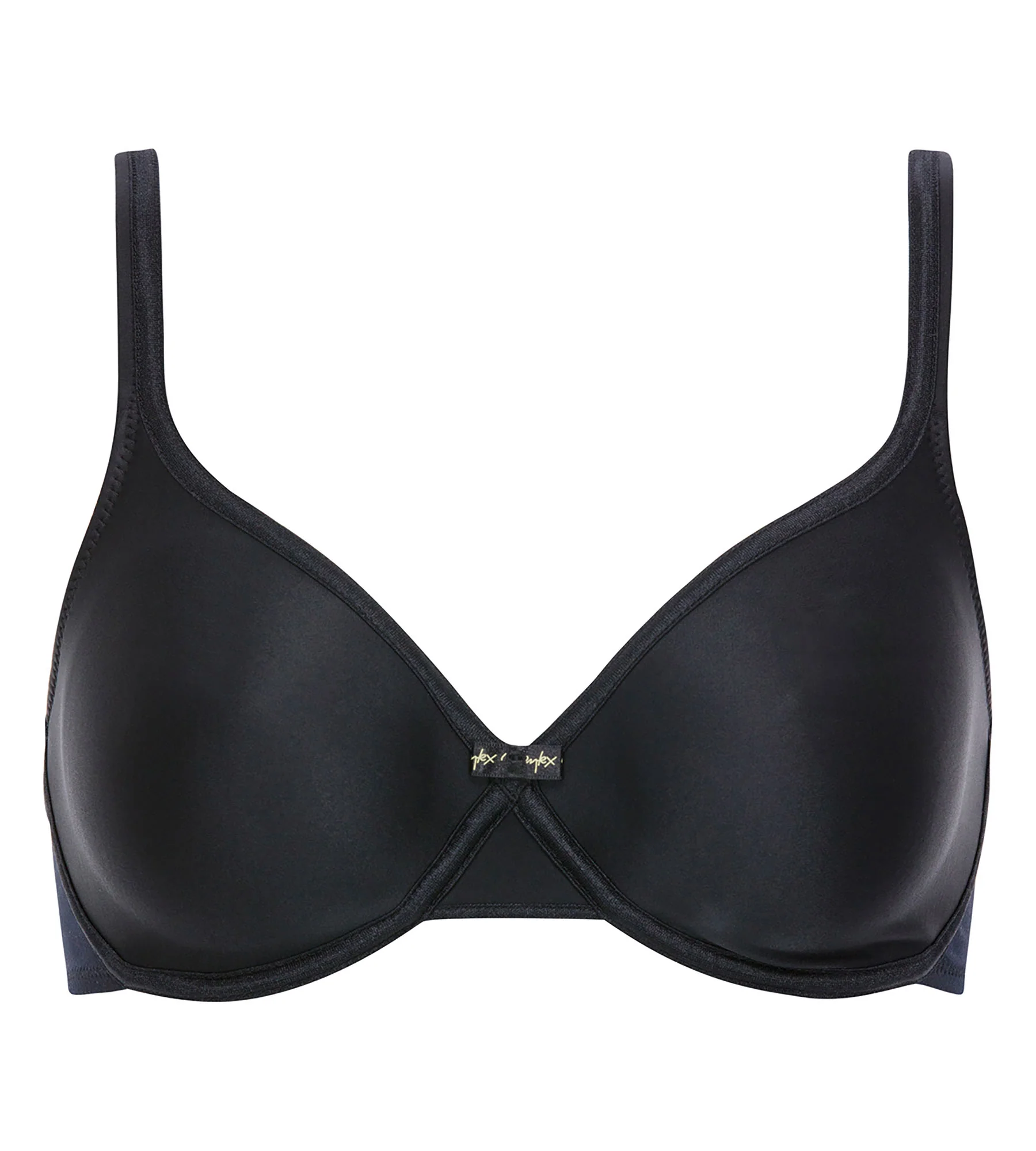 Soutien-gorge avec armatures noir effet satiné Cœur Croisé Satiné - Image 5