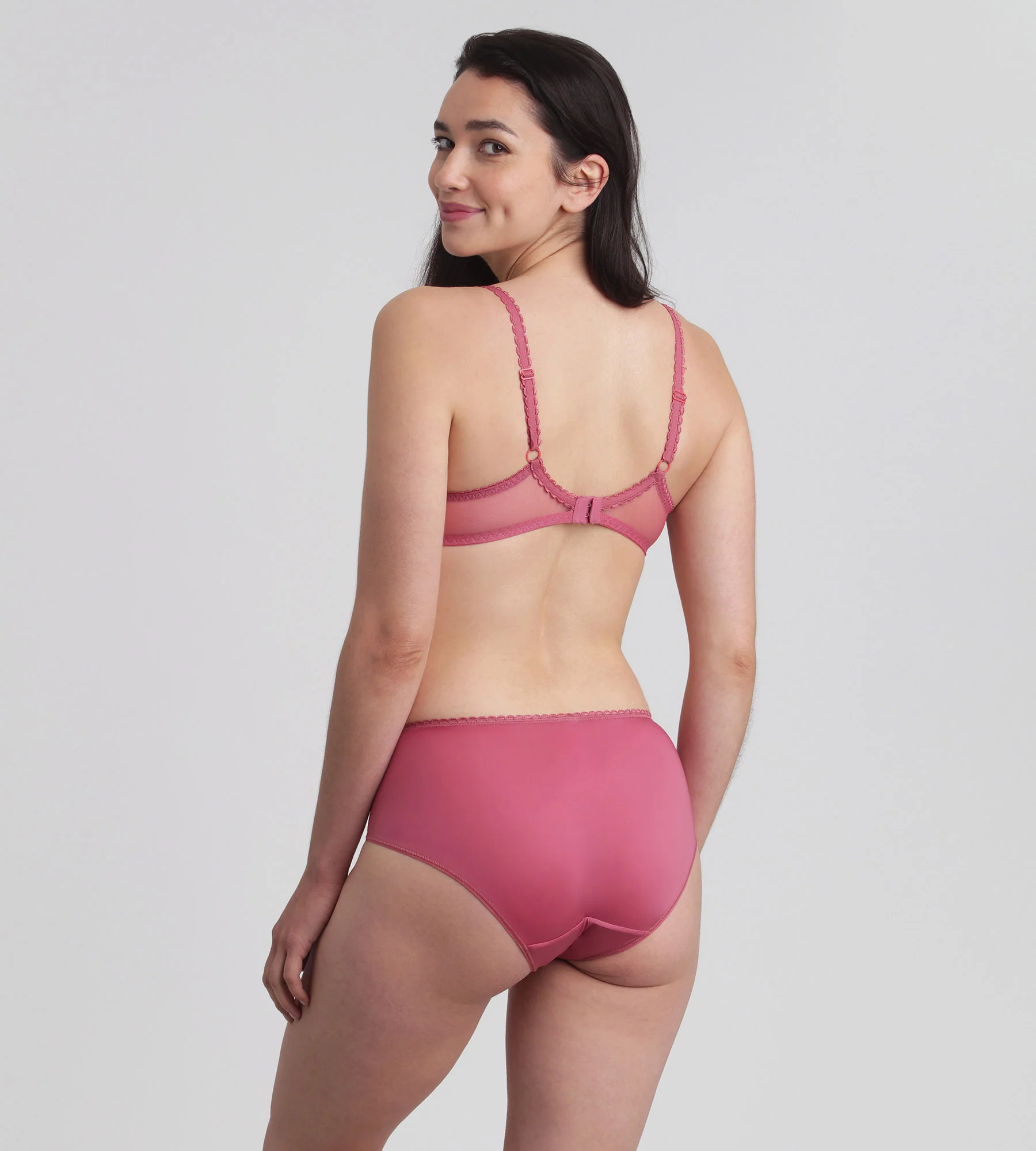 Soutien-gorge avec armatures rose floral Flower Elegance Recyclé - Image 4