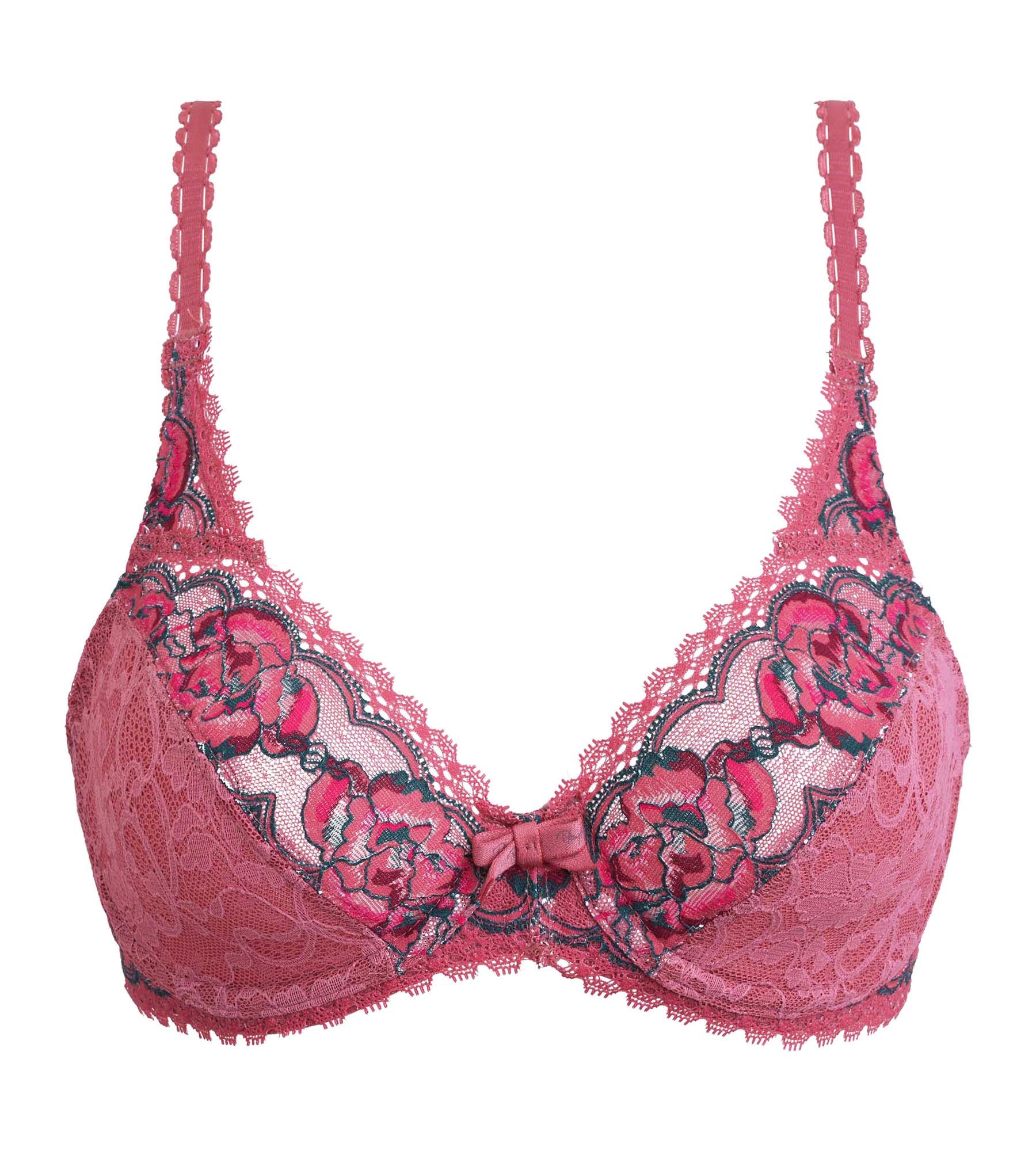 Soutien-gorge avec armatures rose floral Flower Elegance Recyclé - Image 5
