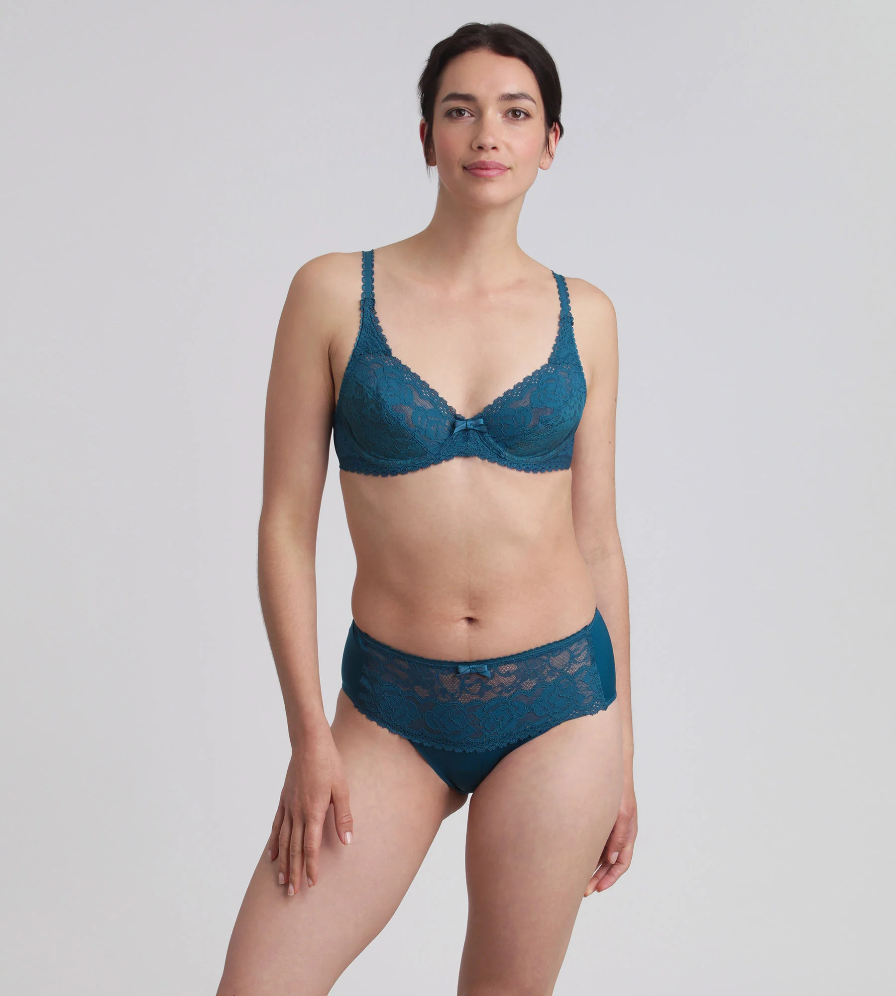 Soutien-gorge avec armatures vert pin Flower Elegance Recyclé - Image 3