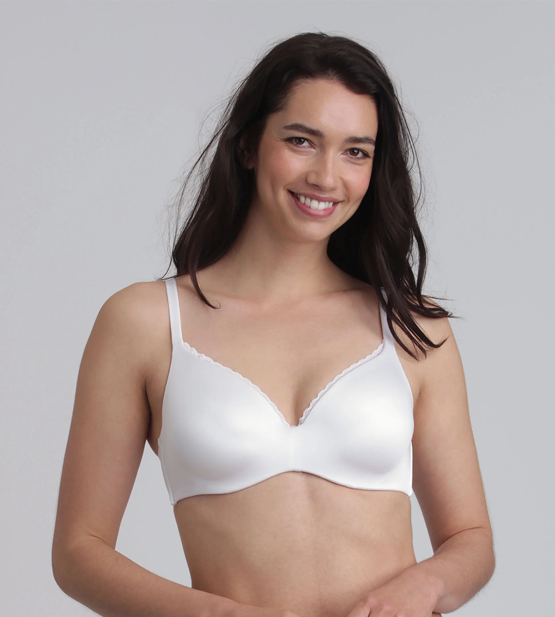 Soutien-gorge coque aux armatures amovibles blanc 24h Soft Absolu