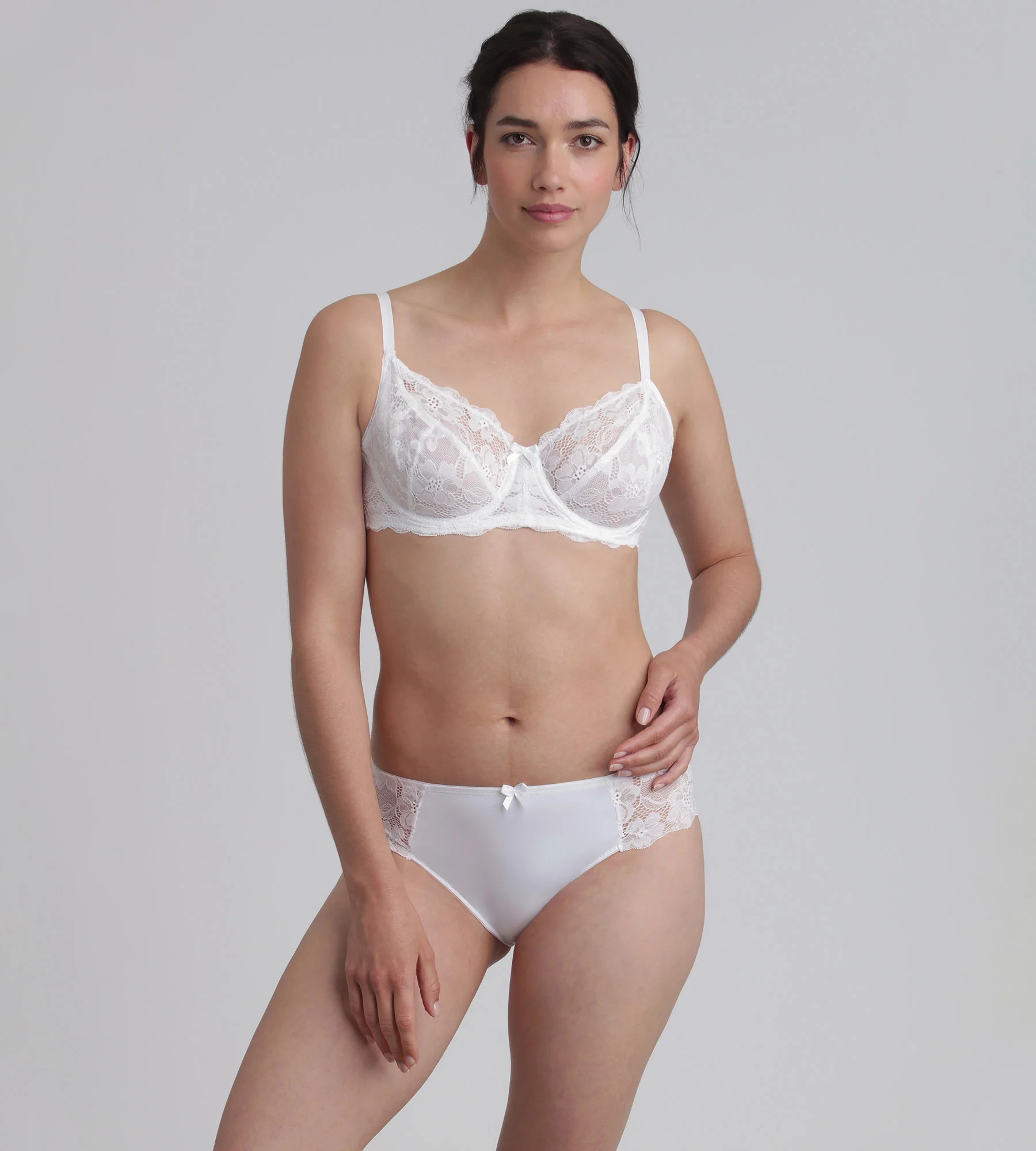 Soutien-gorge corbeille blanc Essential Elegance - Image 3