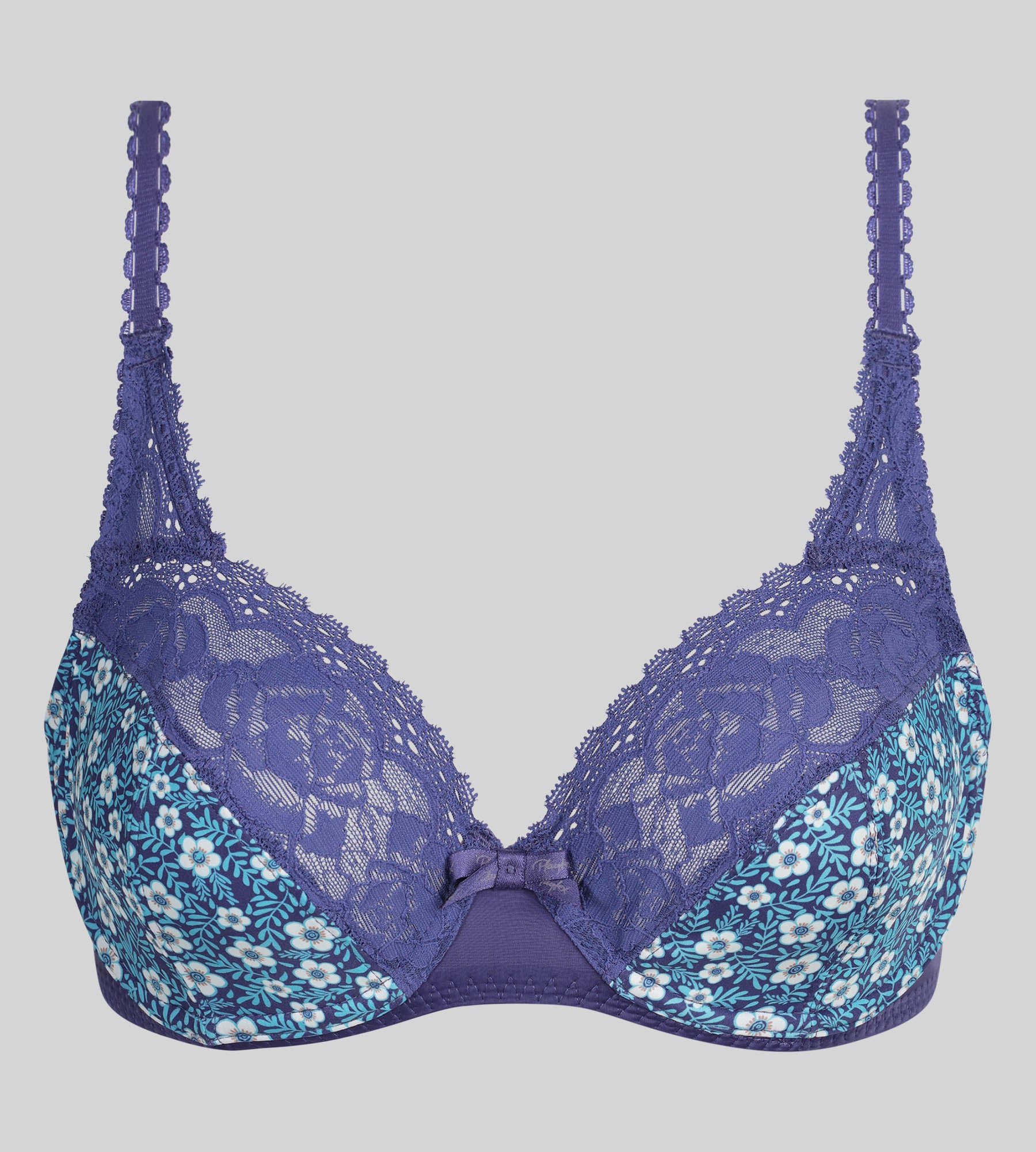 Soutien-gorge emboîtant avec armatures imprimé fleuri Flower Elegance Micro Recyclé - Image 5