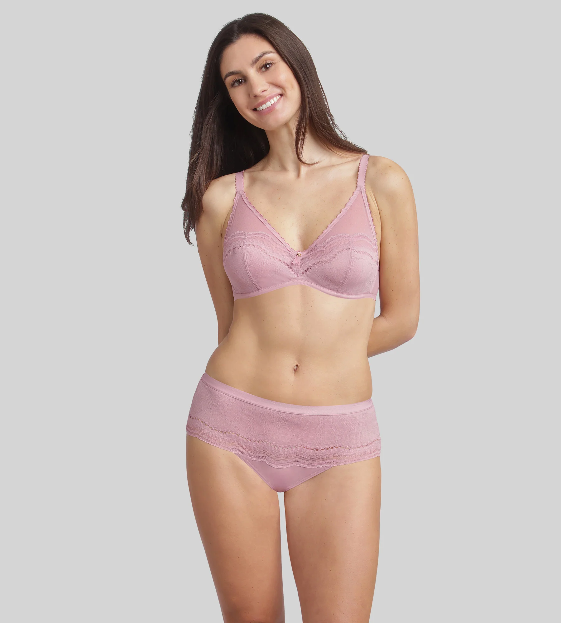 Soutien-gorge emboîtant avec armatures rose orchidée Secret Comfort - Image 3