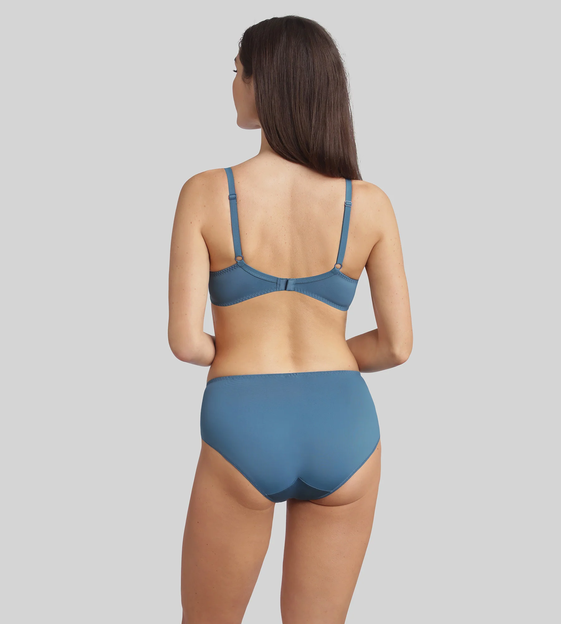 Soutien-gorge emboîtant avec armatures vert pin Essential Elegance Broderie - Image 4
