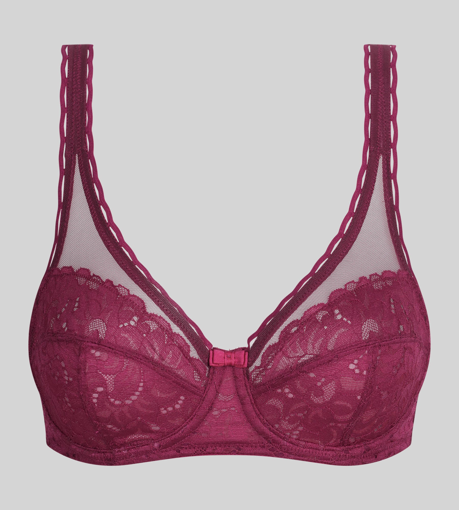Soutien-gorge emboîtant avec armatures violet imperial Cœur Croisé Féminin Recyclé - Image 5