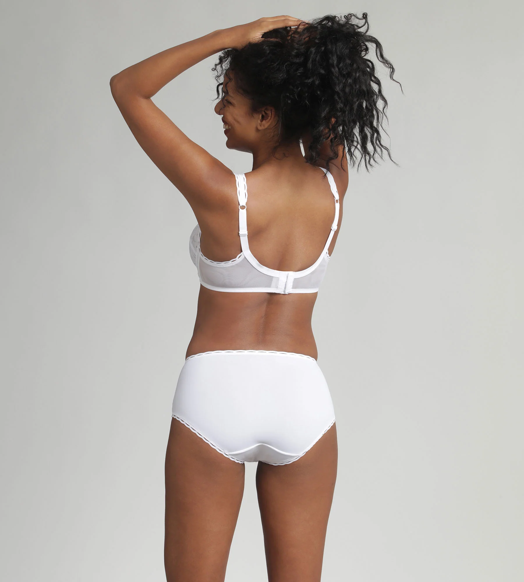 Soutien-gorge emboîtant blanc Cœur Croisé Féminin Recyclé - Image 4