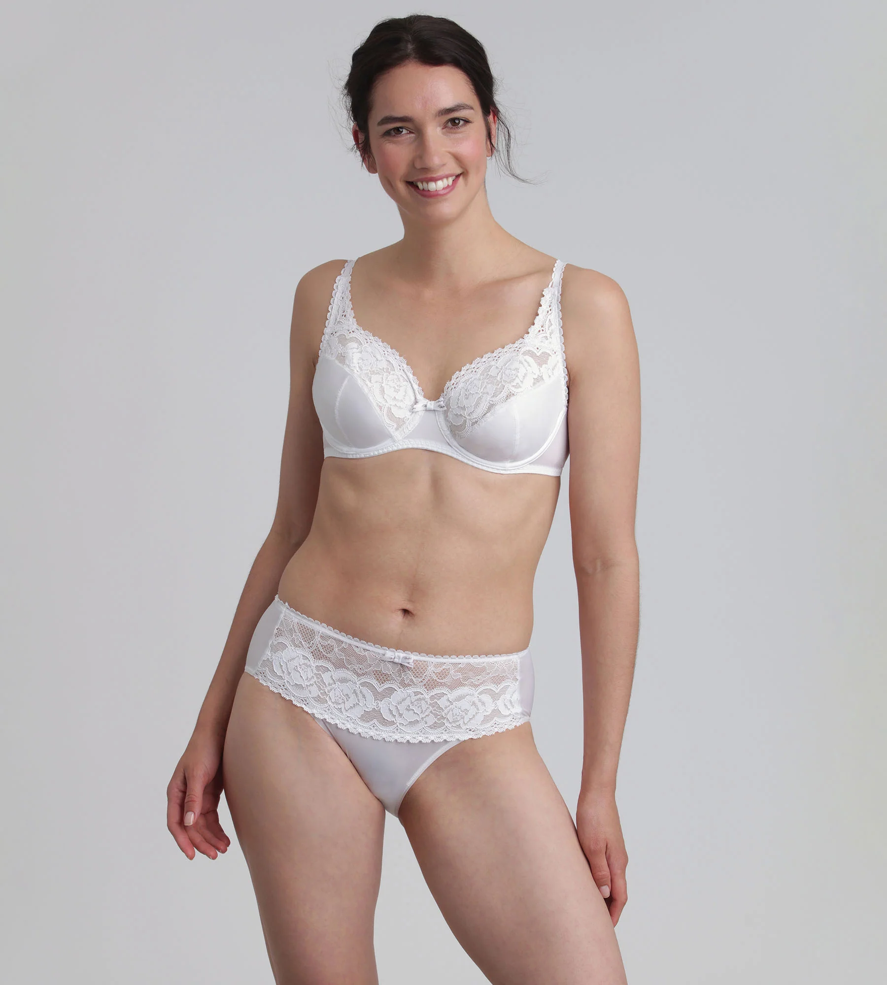 Soutien-gorge emboîtant blanc Flower Elegance Micro Recyclé - Image 3