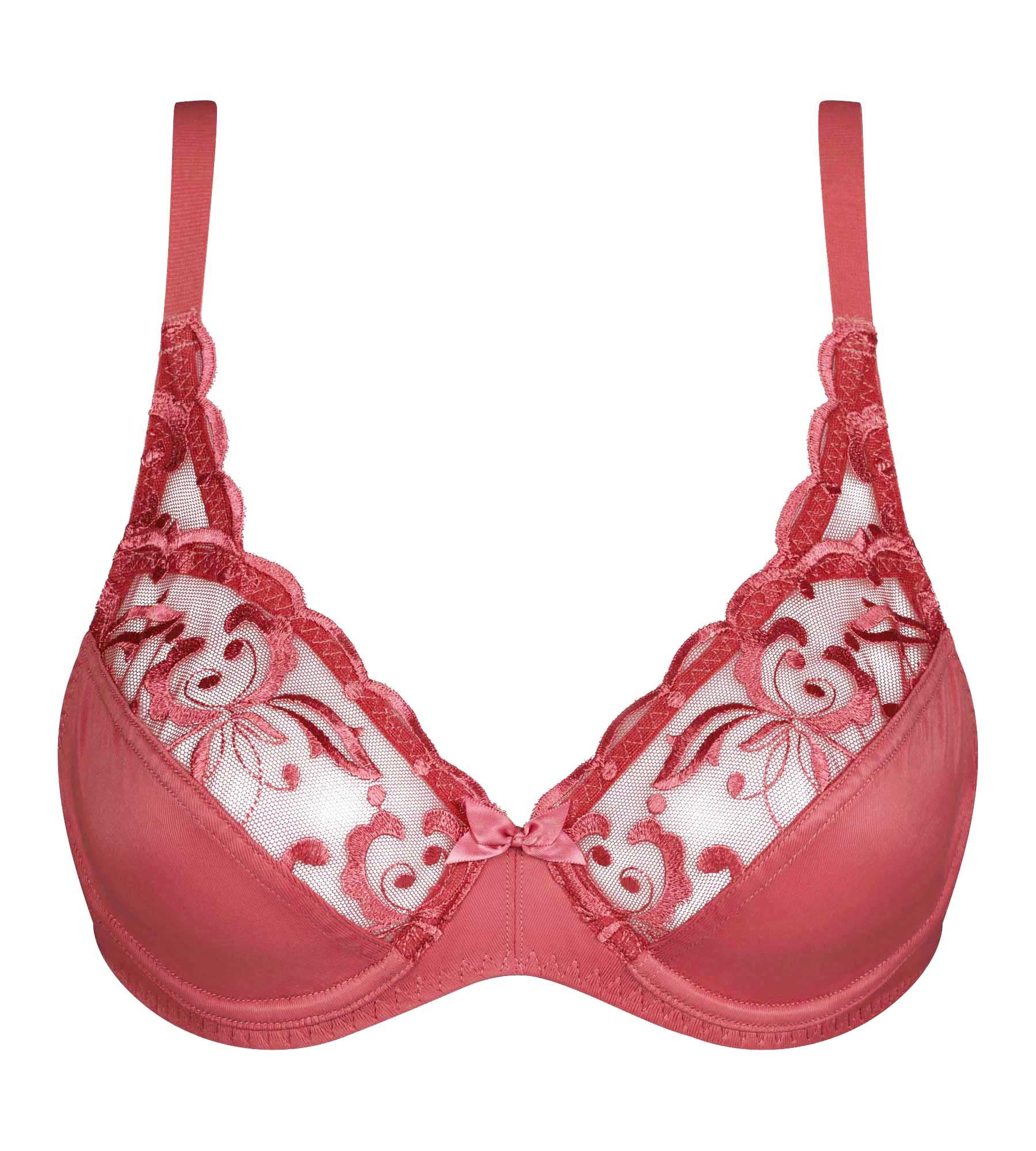 Soutien-gorge emboîtant rose Essential Elegance Broderie - Image 5
