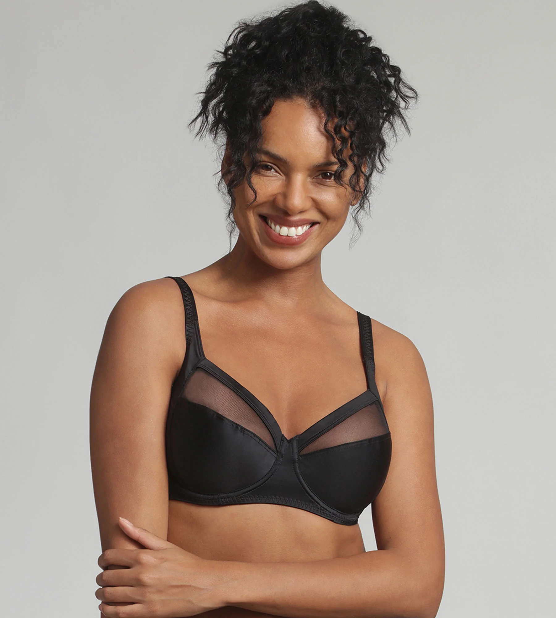 Soutien-gorge emboîtant tulle noir Perfect Silhouette