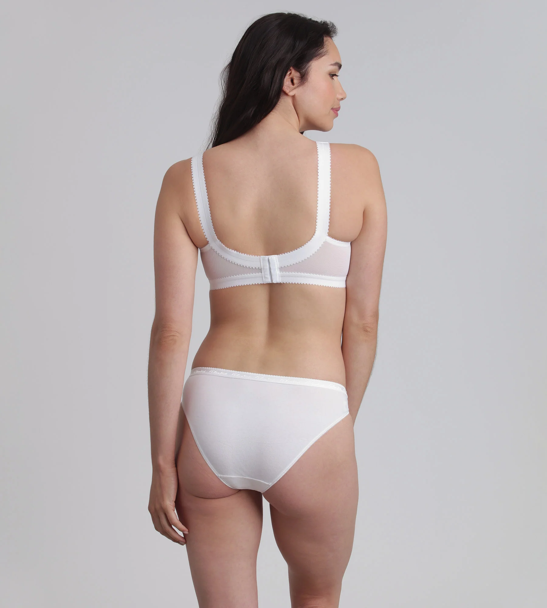 Soutien-gorge sans armatures blanc Cœur Croisé 165 - Image 4