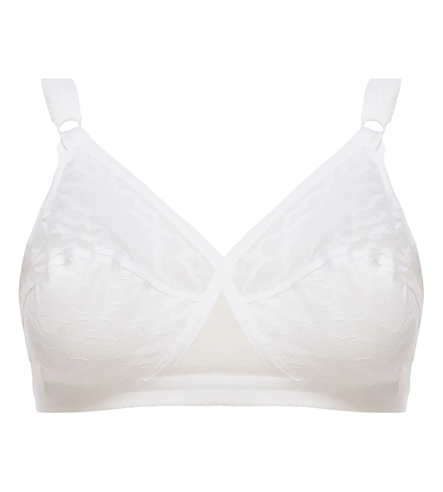 Soutien-gorge sans armatures blanc Cœur Croisé 165 - Image 5