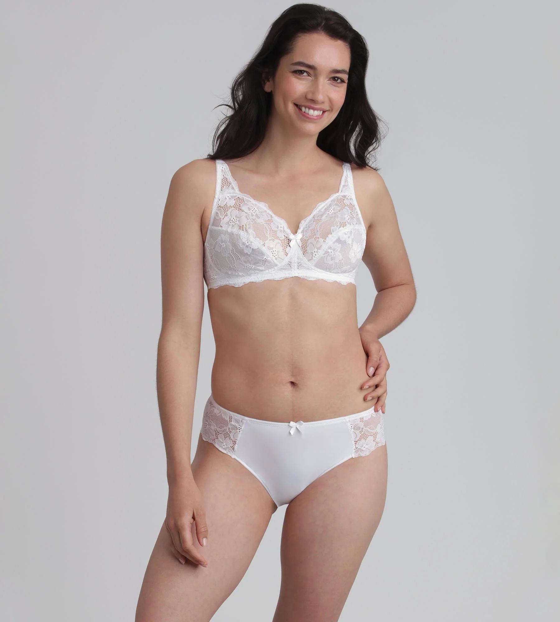 Soutien-gorge sans armatures blanc Essential Elegance - Image 3