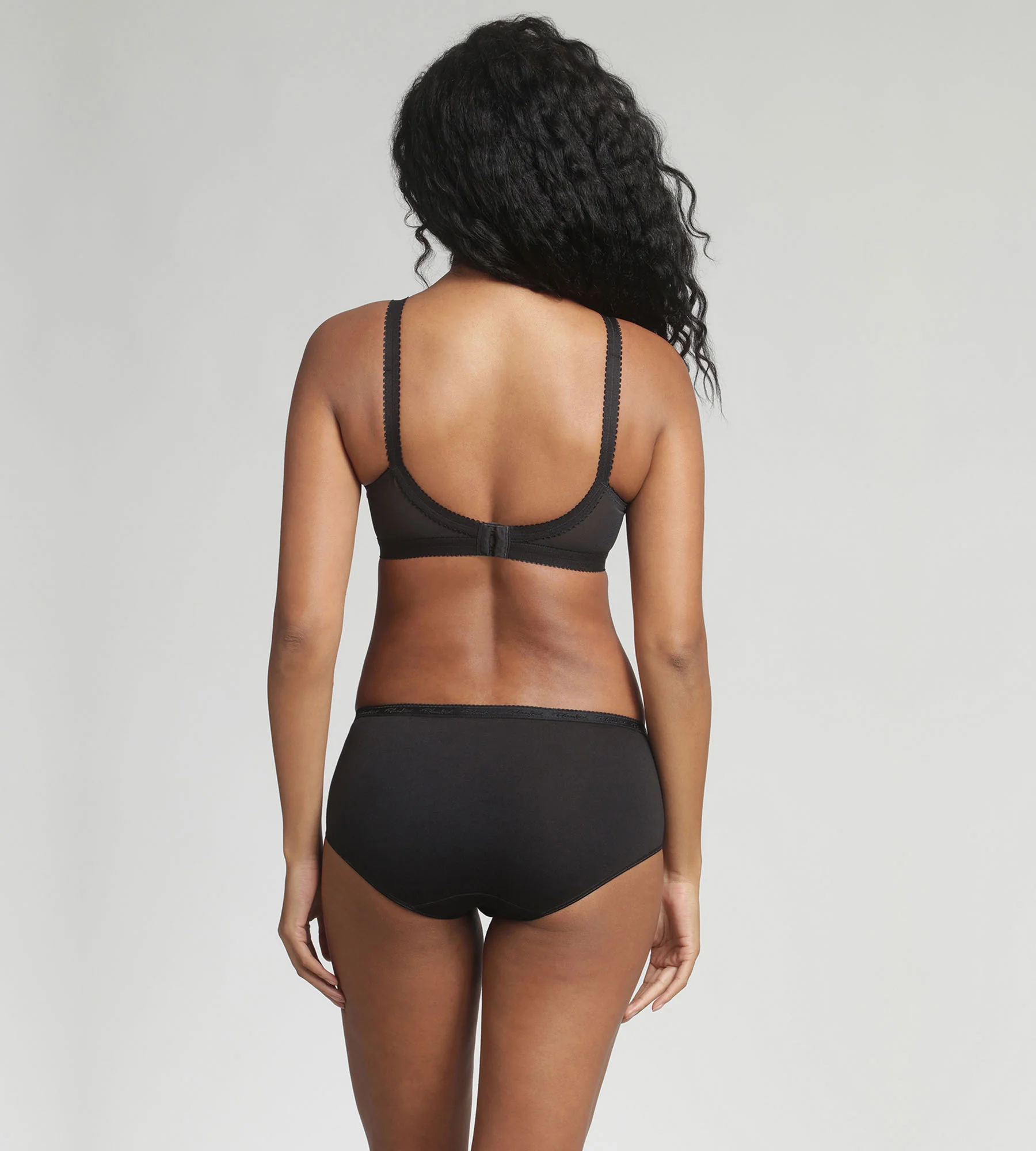Soutien-gorge sans armatures noir Cœur Croisé 165 - Image 4