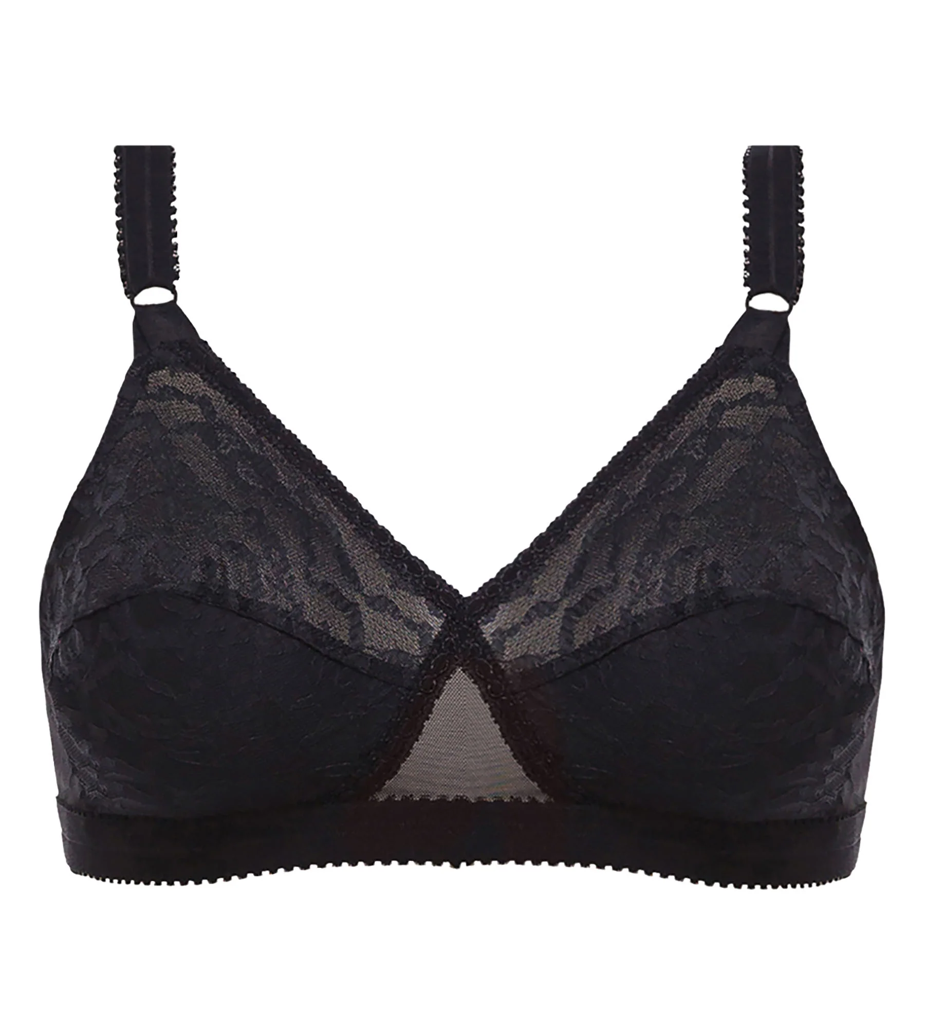 Soutien-gorge sans armatures noir Cœur Croisé 165 - Image 5
