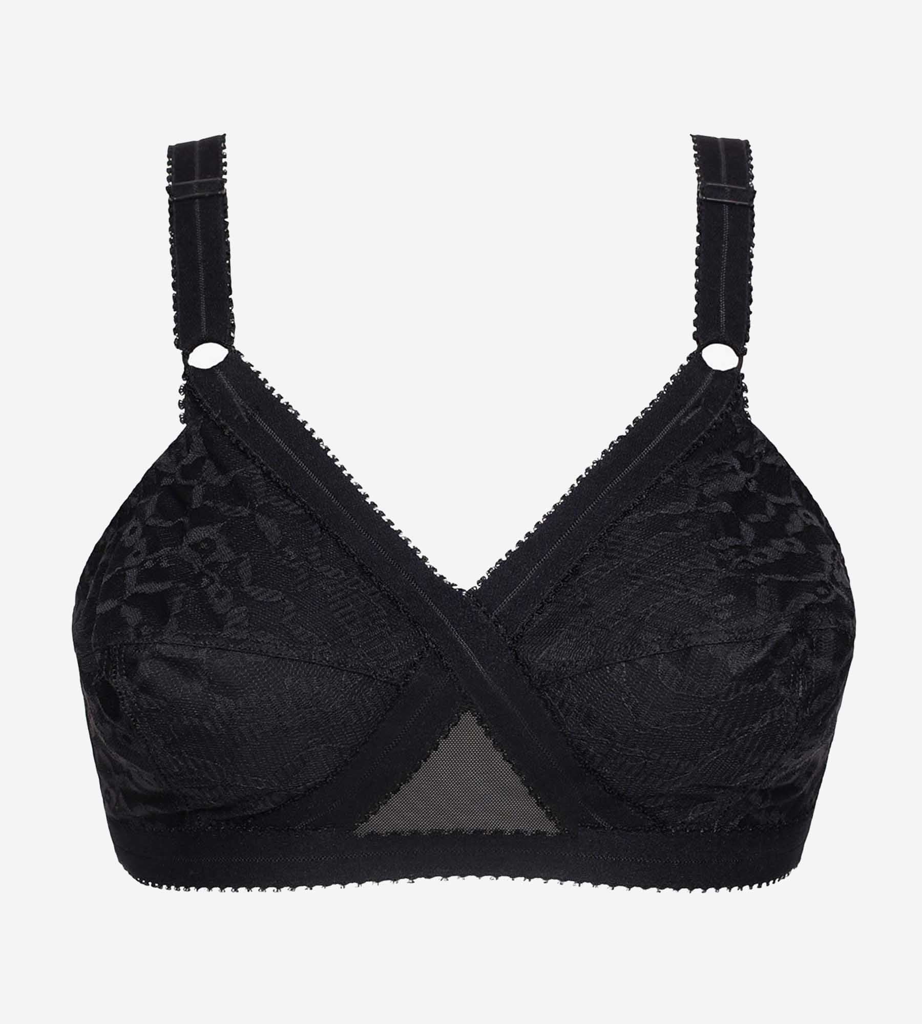 Soutien-gorge sans armatures noir Cœur Croisé 556 - Image 5