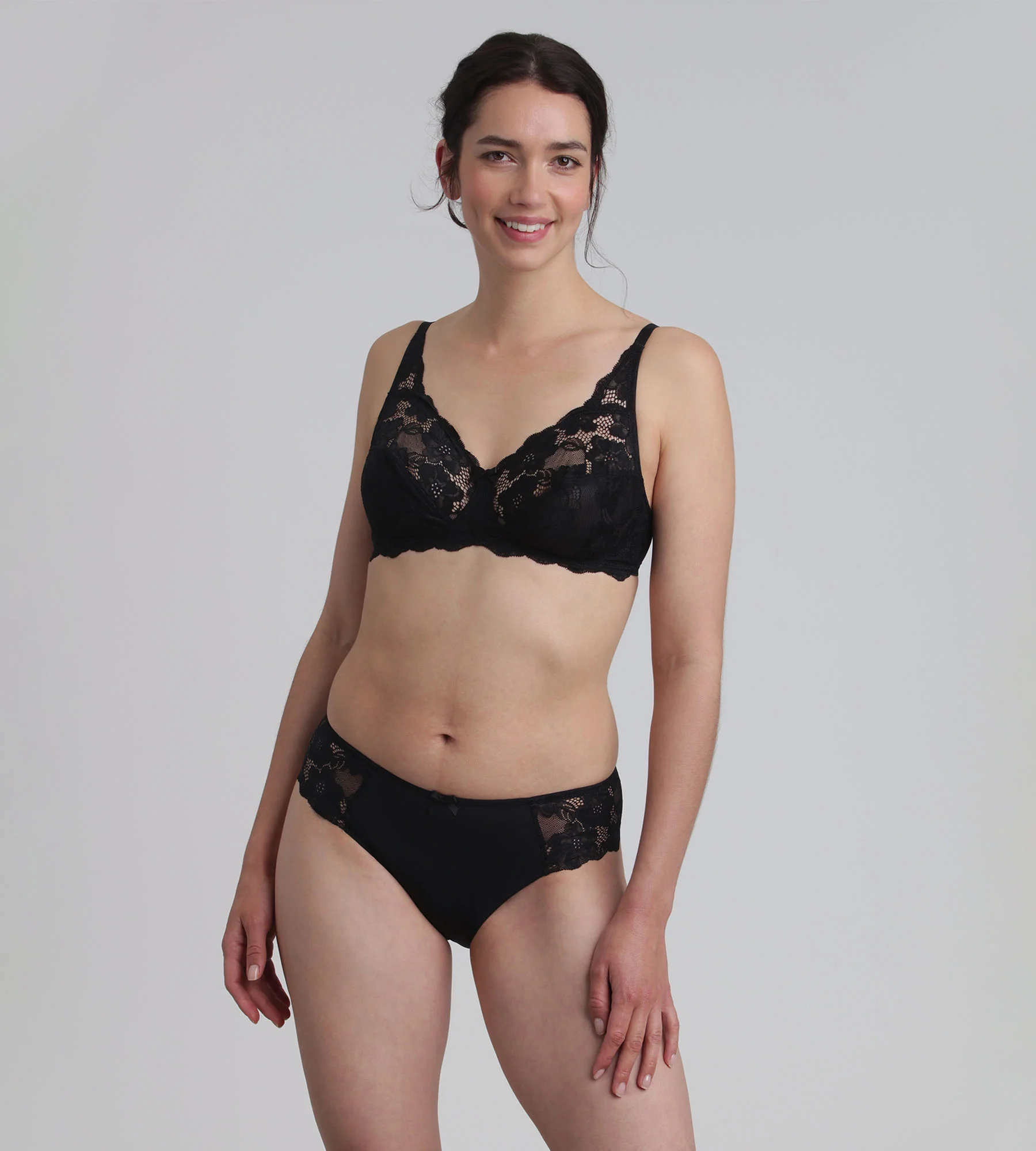 Soutien-gorge sans armatures noir Essential Elegance - Image 3