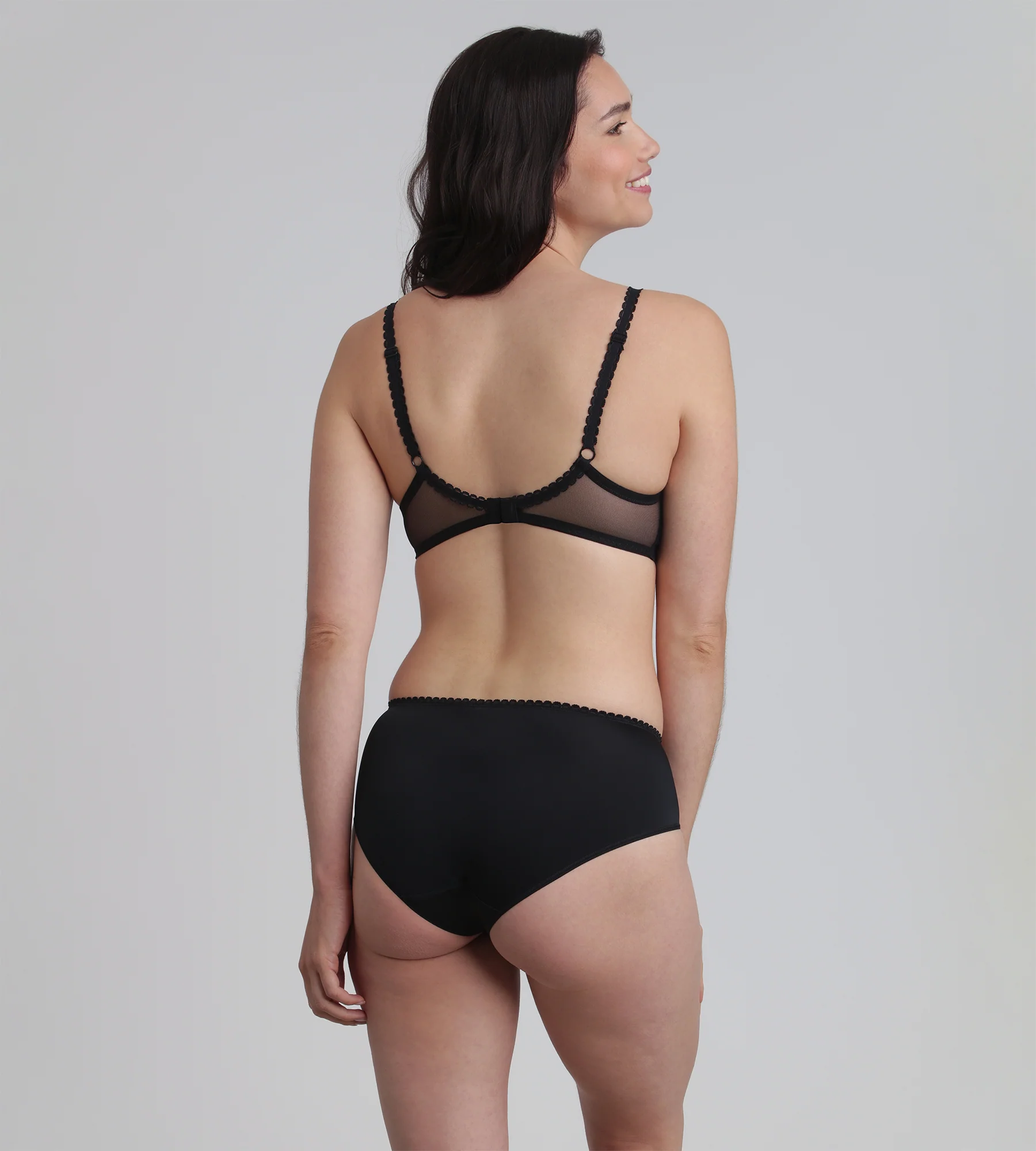 Soutien-gorge spacer noir Flower Elegance Recyclé - Image 4