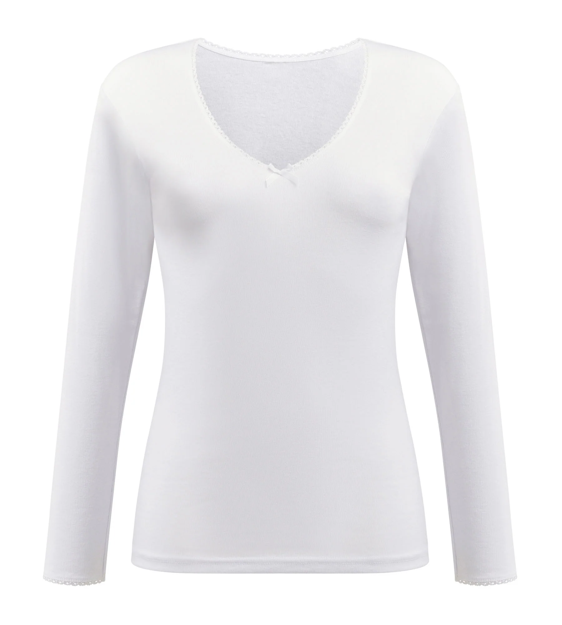 T-shirt manches longues blanc Thermal Classic - Image 5